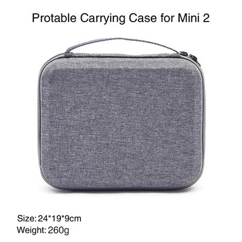 για DJI Mini 2 Box Τηλεχειριστήριο τσάντα αποθήκευσης αμαξώματος Θήκη μεταφοράς για DJI Mini 2 se Αξεσουάρ αντισεισμικής τσάντας