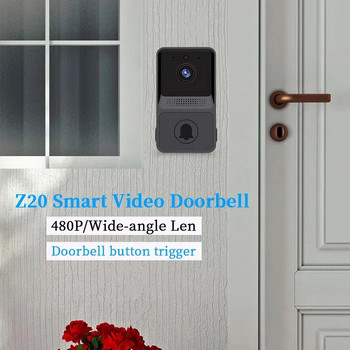 Νέο έξυπνο κουδούνι οικίας Κάμερα WIFI Τηλέφωνο βίντεο Ασύρματο κουδούνι πόρτας Ασφάλεια βίντεο ενδοεπικοινωνία HD Night Vision για διαμερίσματα