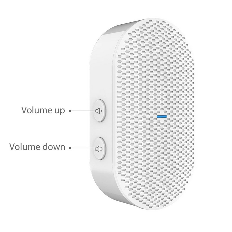 Új, kiváló minőségű P11 beltéri vevőkészülék alacsony fogyasztású Wi-Fi vezeték nélküli ajtócsengő EU US UK Plug Multiple Music Opcionális Super Standby