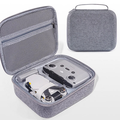 Pārnēsājama glabāšanas soma Cietā EVA rokassomu kastes aizsargājošs pārnēsāšanas futrālis DJI Mini 2 SE drona akumulatora tālvadības pults piederumiem