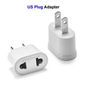 JAV/ES/AU maitinimo kištuko adapteris Europos lizdas ES į JAV kištuko adapteris elektros įkroviklio lizdas Japonija Kinija Americana kintamosios srovės keitiklis