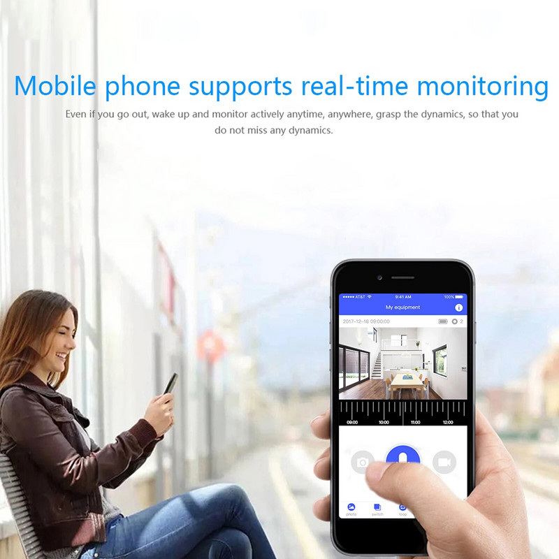 Sonerie video inteligentă WiFi Sonerie vizuală 720P HD 166° Sonerie cu unghi larg pentru telefon Interfon PIR Detectare mișcare Audio bidirecțional M7