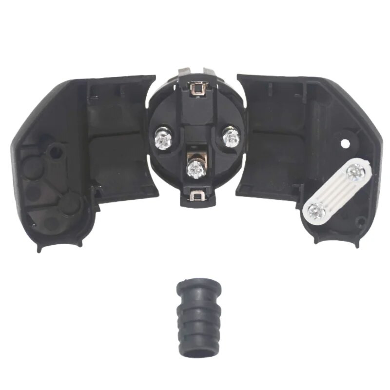 ES spraudņa adaptera 16A vīrišķā nomaiņas kontaktligzdas Atkārtoti savienojamas Schuko Electeic ligzdas eiro savienotājs strāvas pagarinātāja kabelim, Koreja