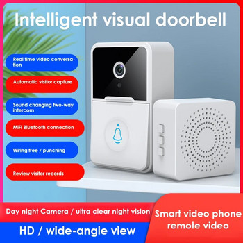 Tuya Smart Wireless Video Doorbell Ψηφιακή οπτική ενδοεπικοινωνία WIFI Door Bell Αδιάβροχη Ηλεκτρονική Doorman Κάμερα Ασφαλείας σπιτιού