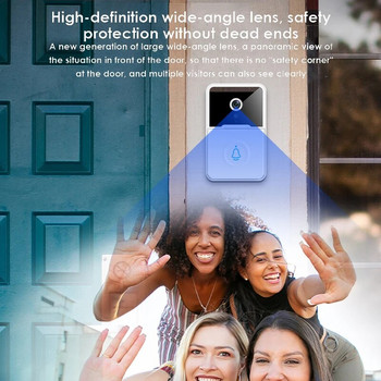 Tuya Smart Wireless Video Doorbell Ψηφιακή οπτική ενδοεπικοινωνία WIFI Door Bell Αδιάβροχη Ηλεκτρονική Doorman Κάμερα Ασφαλείας σπιτιού