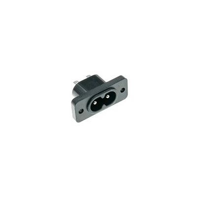 IEC320-C7 C8 2PIN vyriškas ir moteriškas prijungimo kištukas 2,5A 250V stalinio kompiuterio lizdo laidų kištukas