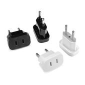 1 buc 4.0mm 4.8mm Adaptor de priză UE UE SUA Israel la Euro KR Brazilia Convertor de priză Adaptor de alimentare de călătorie american Prize de priză