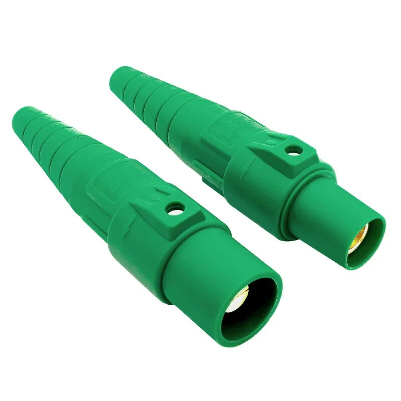 400A dugós csatlakozó amerikai szabvány egypólusú Camlock tápcsatlakozó kábelhosszabbítóhoz Fekete piros kék Sárga zöld