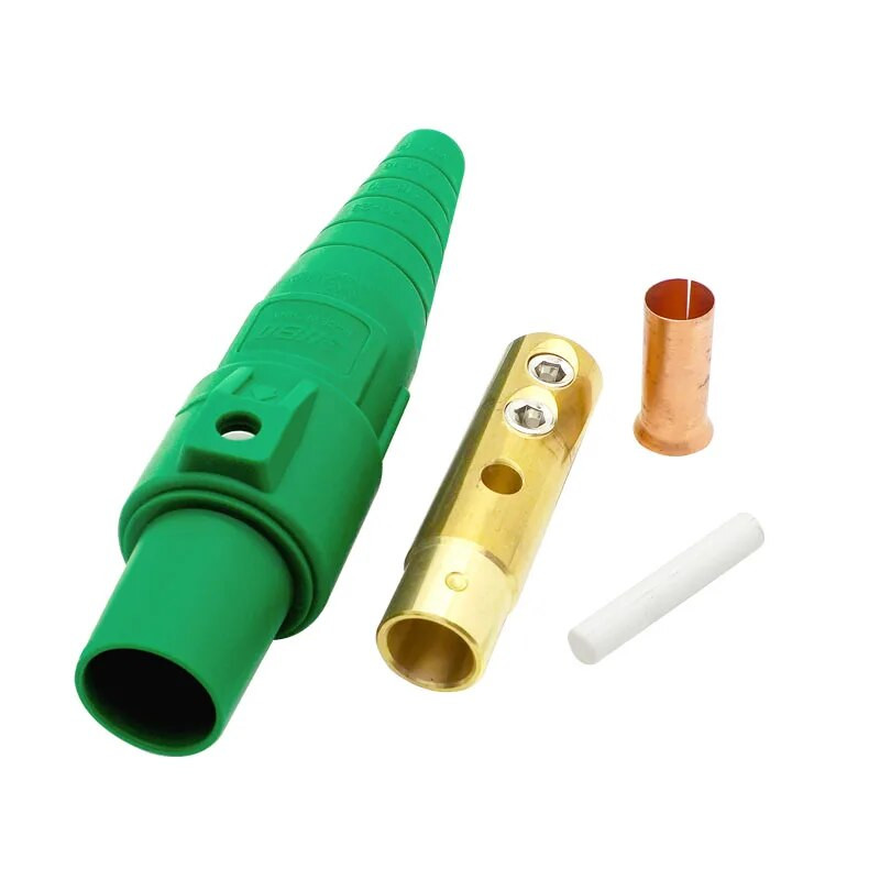 400A dugós csatlakozó amerikai szabvány egypólusú Camlock tápcsatlakozó kábelhosszabbítóhoz Fekete piros kék Sárga zöld