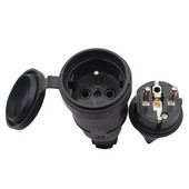 Franciaország vízálló női aljzat 16A elektromos dugasz Schuko dugó 250 V AC hálózati adapter 4000 W hálózati aljzat Ipari új