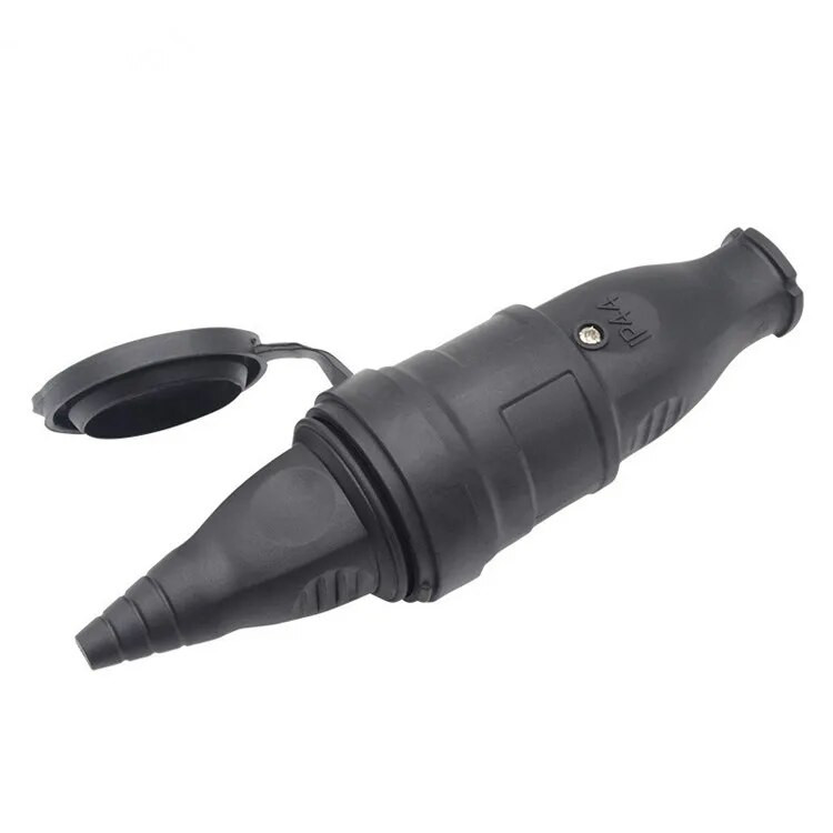 Franciaország vízálló női aljzat 16A elektromos dugasz Schuko dugó 250 V AC hálózati adapter 4000 W hálózati aljzat Ipari új