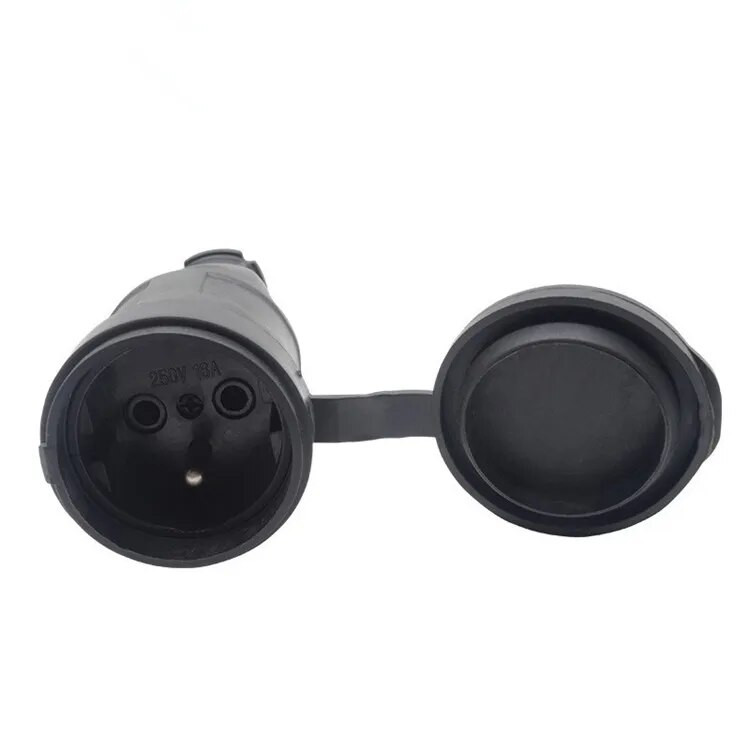 Franciaország vízálló női aljzat 16A elektromos dugasz Schuko dugó 250 V AC hálózati adapter 4000 W hálózati aljzat Ipari új