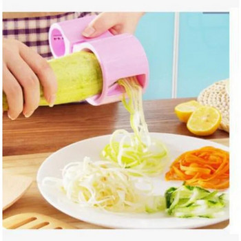 Кухненски аксесоари двойноглава спирална резачка ренде тиквички машина за спагети юфка нож за зеленчуци острилка за ножове