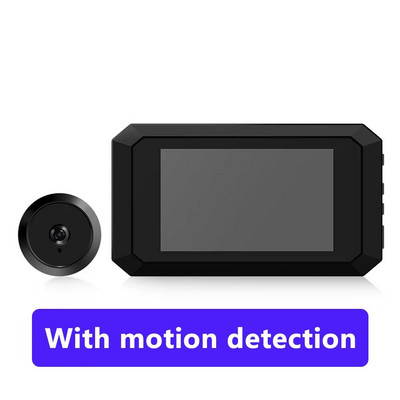 Digitális Eye Elektronikus kereső Fényképrögzítő Videó Digitális ajtónéző 3,97 hüvelykes LCD képernyős ajtó kukucskáló kamera 1400mAh