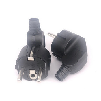 1 бр. ЕС Европейски кръгъл 2 пина AC захранващ мъжки щепсел Rewireable Socket Outlet Adapter Адаптер Конектор за удължителен кабел