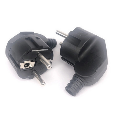 1 бр. ЕС Европейски кръгъл 2 пина AC захранващ мъжки щепсел Rewireable Socket Outlet Adapter Адаптер Конектор за удължителен кабел
