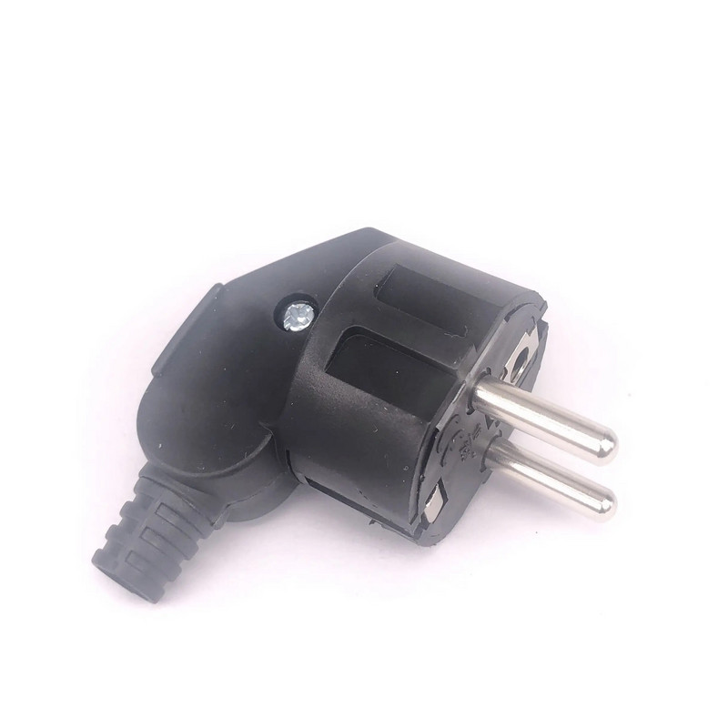 1db EU European Round 2 tűs AC táp dugós dugó újrahuzalható aljzat kimenet adapter adapter adapter hosszabbító kábel csatlakozó