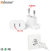 Maitinimo kištuko keitiklio adapteris iš JAV į ES Euro Europą Plug Travel Adapter JAV į ES adapterio elektros lizdas