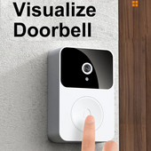 X9 Smart WiFi Vaizdo durų skambučio kamera Garso domofonas Night Vision Wireless Door gaminys Namų apsauga