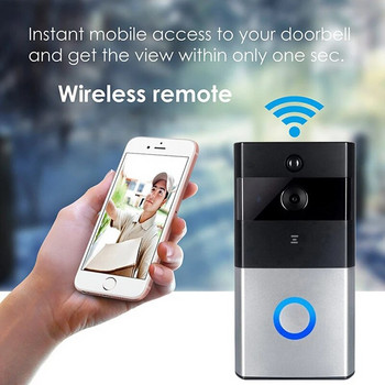 Hot TTKK Video Doorbell Smart Wireless Wifi Security Door Bell Visual Recording Home Monitor Night Vision Intercom Door Phone