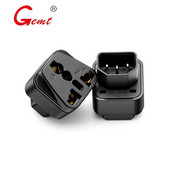 PDU konvertáló dugó UPS C14 Turn Socket Server IEC320-C14 Plug Converter UK USA AU Euro EU to IEC 320 Plug Travel Adapter
