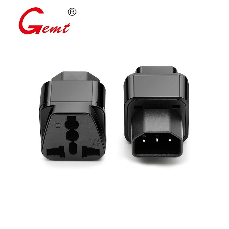 PDU konvertáló dugó UPS C14 Turn Socket Server IEC320-C14 Plug Converter UK USA AU Euro EU to IEC 320 Plug Travel Adapter