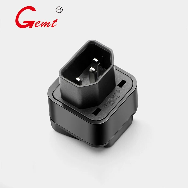 PDU konvertáló dugó UPS C14 Turn Socket Server IEC320-C14 Plug Converter UK USA AU Euro EU to IEC 320 Plug Travel Adapter