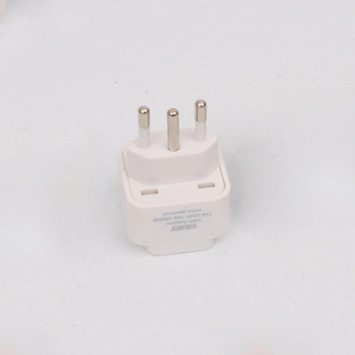 Universalus Brazilijos 3 kontaktų kištuko adapteris ES Europos JAV JK į Braziliją Kelioninis adapteris Elektrinis kištukas Maitinimo įkroviklio lizdas