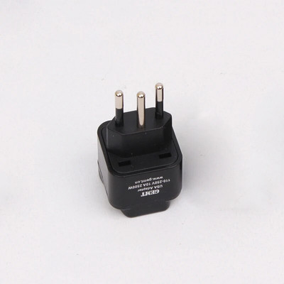 Universalus Brazilijos 3 kontaktų kištuko adapteris ES Europos JAV JK į Braziliją Kelioninis adapteris Elektrinis kištukas Maitinimo įkroviklio lizdas