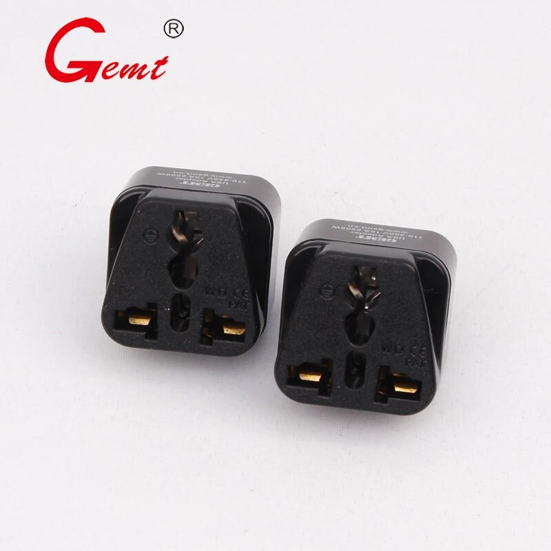 Universalus Brazilijos 3 kontaktų kištuko adapteris ES Europos JAV JK į Braziliją Kelioninis adapteris Elektrinis kištukas Maitinimo įkroviklio lizdas