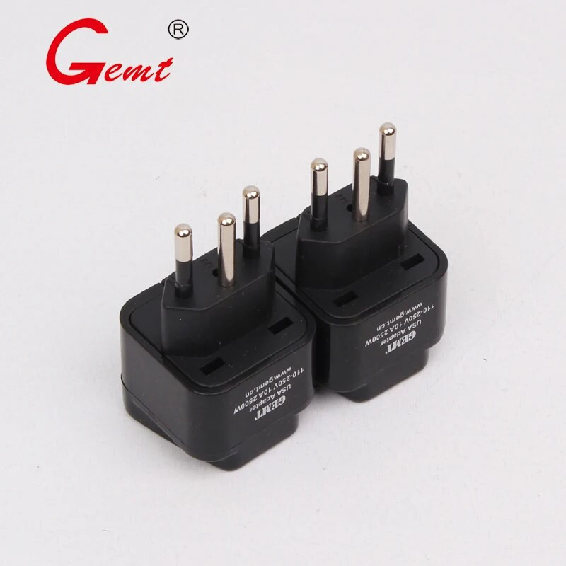Universalus Brazilijos 3 kontaktų kištuko adapteris ES Europos JAV JK į Braziliją Kelioninis adapteris Elektrinis kištukas Maitinimo įkroviklio lizdas