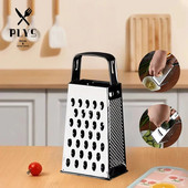 PLYS 4 šonų dėžės trintuvė nerūdijančio plieno daržovių trintuvė Daugiafunkcinė bulvių imbiero trintuvė sūrio pjaustyklė rankinis maisto smulkintuvas