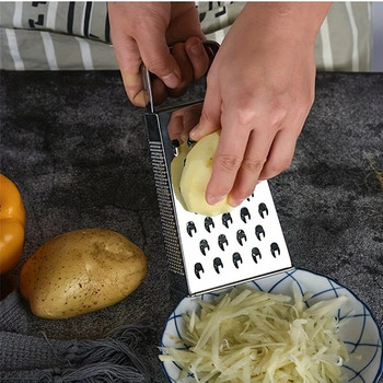 PLYS 4 Sides Box Τρίφτης από ανοξείδωτο χάλυβα Τρίφτης λαχανικών Πολυλειτουργικός τρίφτης πατάτας Ginger Cheese Slicer Χειροκίνητος τεμαχιστής τροφίμων