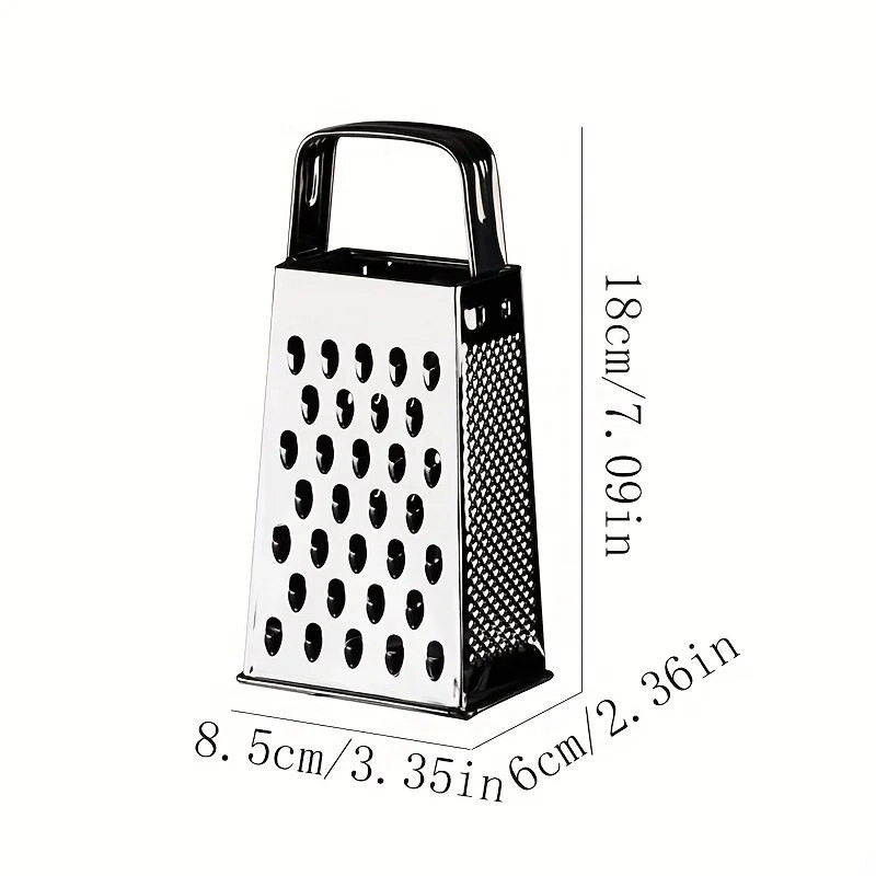 PLYS 4 šonų dėžės trintuvė nerūdijančio plieno daržovių trintuvė Daugiafunkcinė bulvių imbiero trintuvė sūrio pjaustyklė rankinis maisto smulkintuvas