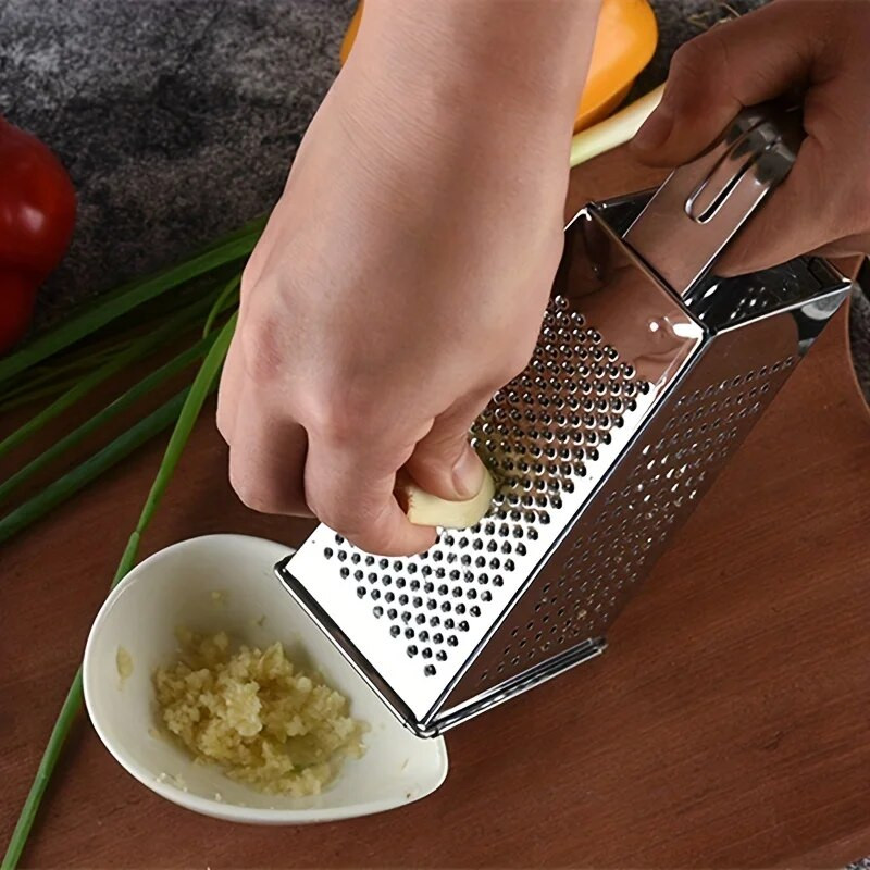 PLYS 4 šonų dėžės trintuvė nerūdijančio plieno daržovių trintuvė Daugiafunkcinė bulvių imbiero trintuvė sūrio pjaustyklė rankinis maisto smulkintuvas