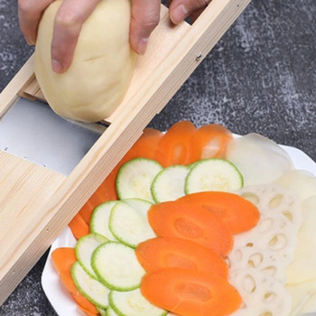 Ξύλινος κόφτης για λαχανικά και κορεάτικο καρότο Ελαφρύ δώρο για εργαλείο κουζίνας