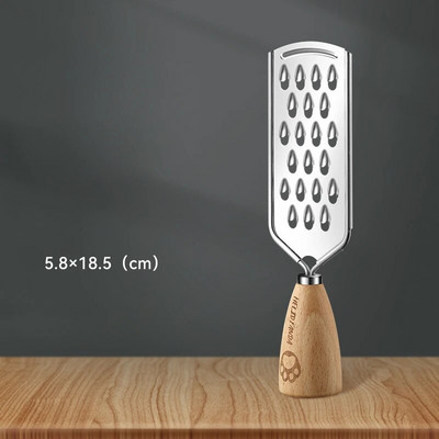 WORTHBUY daugiafunkcinė daržovių vaisių trintuvė su neslystančia medine rankena Rankinė šokolado pjaustyklė sūrio trintuvė virtuvės įrankiai