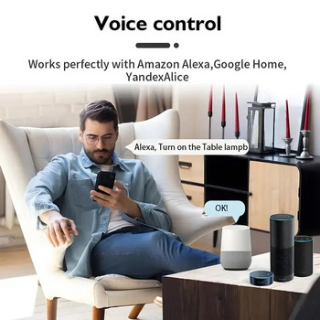 Το Tuya WiFi Zigbee EU Smart Plug 16/20A Smart Socket with Power Monitoring Voice Control Outlet λειτουργεί με την Alexa Google Home Alice