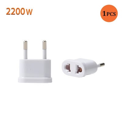 USA–EL Euroopa pistik toiteadapter Valge reisitoitepistiku adapter, muundaja seinalaadija pistik