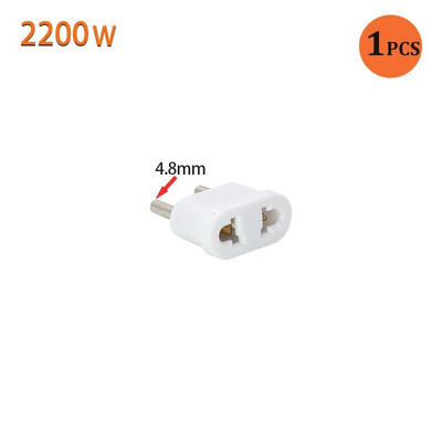 USA–EL Euroopa pistik toiteadapter Valge reisitoitepistiku adapter, muundaja seinalaadija pistik