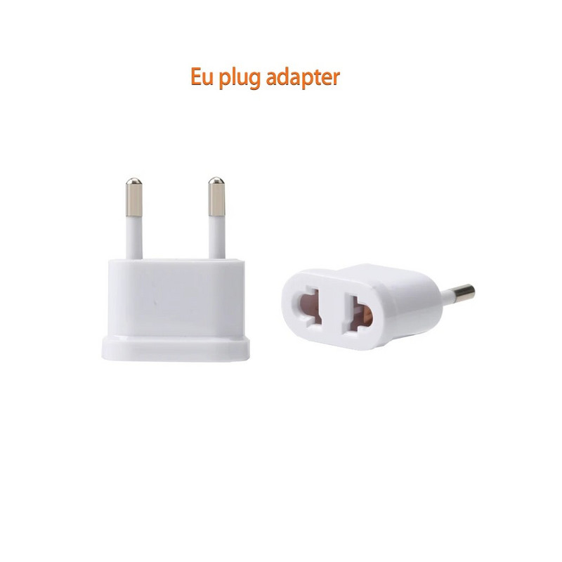 USA–EL Euroopa pistik toiteadapter Valge reisitoitepistiku adapter, muundaja seinalaadija pistik