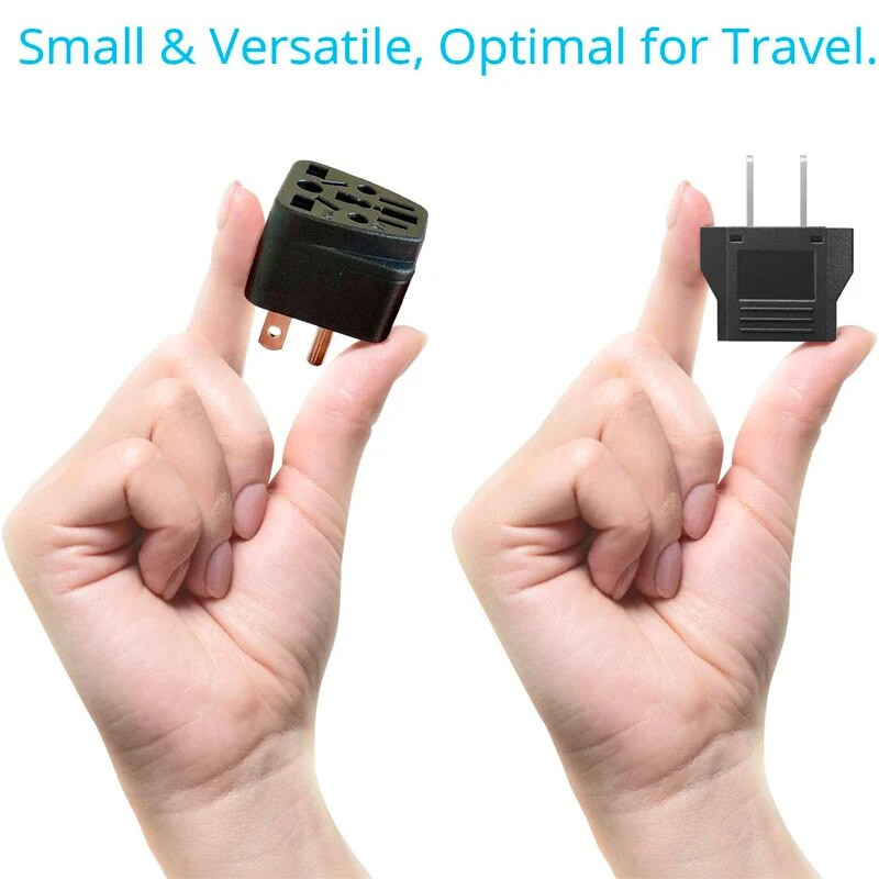 Adaptor de priză SUA Adaptor de priză din Europa la SUA Adaptor de priză de la Europa la SUA Adaptoare de la UE la SUA EU/UK/AU/IN/JP/Asia/Italia