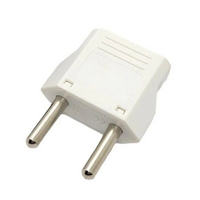 Juoda Balta Universalus Rusija Korėja Europos kištukas Mini JAV į ES keitiklis 4.8mm 6A kintamosios srovės elektros Euro Travel Plug Adapter 125V 250V