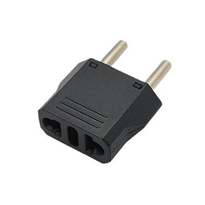 Juoda Balta Universalus Rusija Korėja Europos kištukas Mini JAV į ES keitiklis 4.8mm 6A kintamosios srovės elektros Euro Travel Plug Adapter 125V 250V