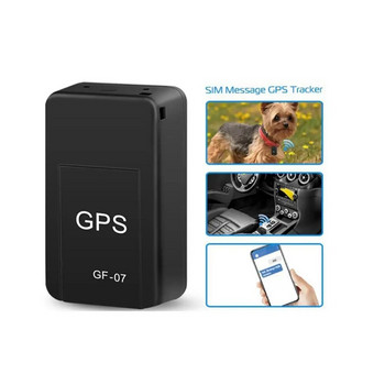 Aubess Mini GF-07 GPS автомобилен тракер Проследяване в реално време Локатор против кражба против изгубване Силно магнитно монтиране Позиционер за SIM съобщения