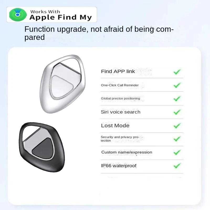 Programėlė, skirta IOS Find Me Mini GPS Tracker Bluetooth Global Positioning Finder Anti Lost Key Locator Smart iTag Wallet