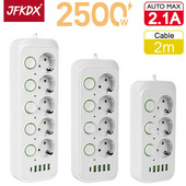 Prize de curent alternativ Prize electrice Cablu de prelungire Comutator separat Filtru de rețea cu încărcător rapid USB C