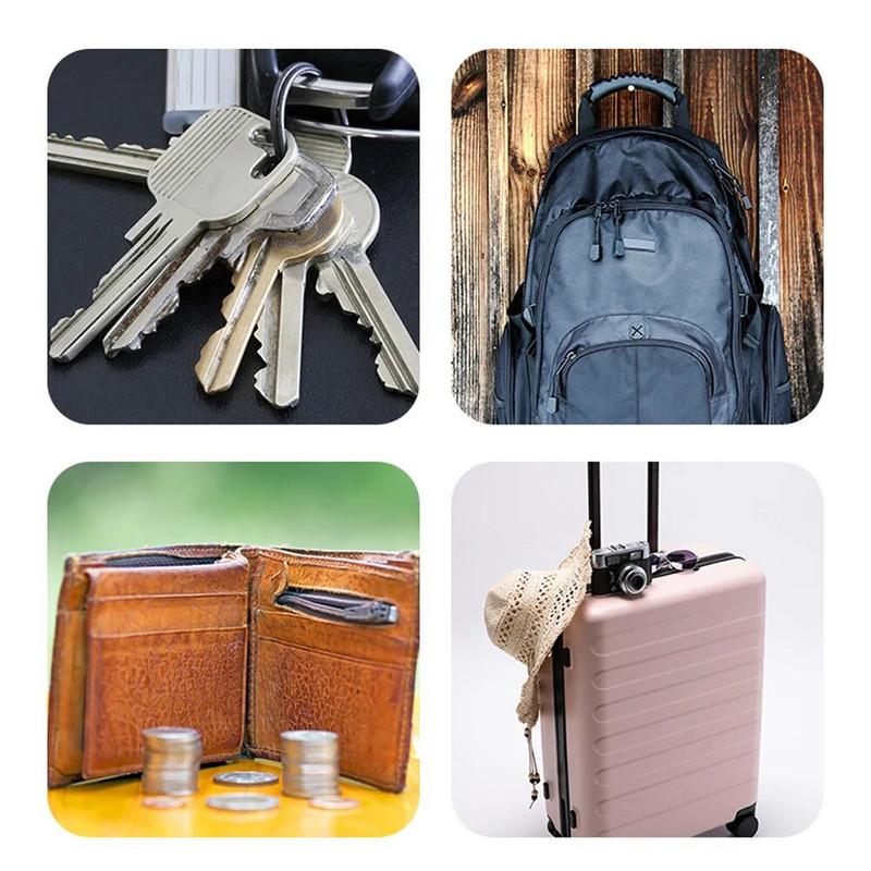 Apsaugos nuo pametimo raktų ieškiklis „Bluetooth“ vaikų naminių gyvūnėlių piniginė Mini raktų pakabuko stebėjimo priemonė Nuotolinis raktų ieškiklio lokatorius Raktų pakabukas Vienu spustelėjimu nuotraukų imtuvas