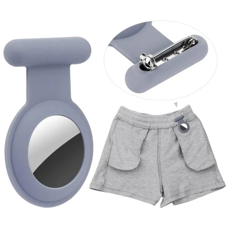 Apple Airtags Sleeve Airtag Anti Lost /W Pin Case Cover Szilikon Védő GPS Tracker Shell Tartozékok Apple Air Tagshez