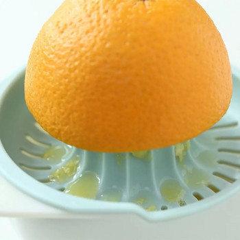 Кухня Здравословна ръчна преносима пластмасова лимоноизстисквачка Преса за цитрусови плодове Портокалова сокоизстисквачка Инструмент за плодове